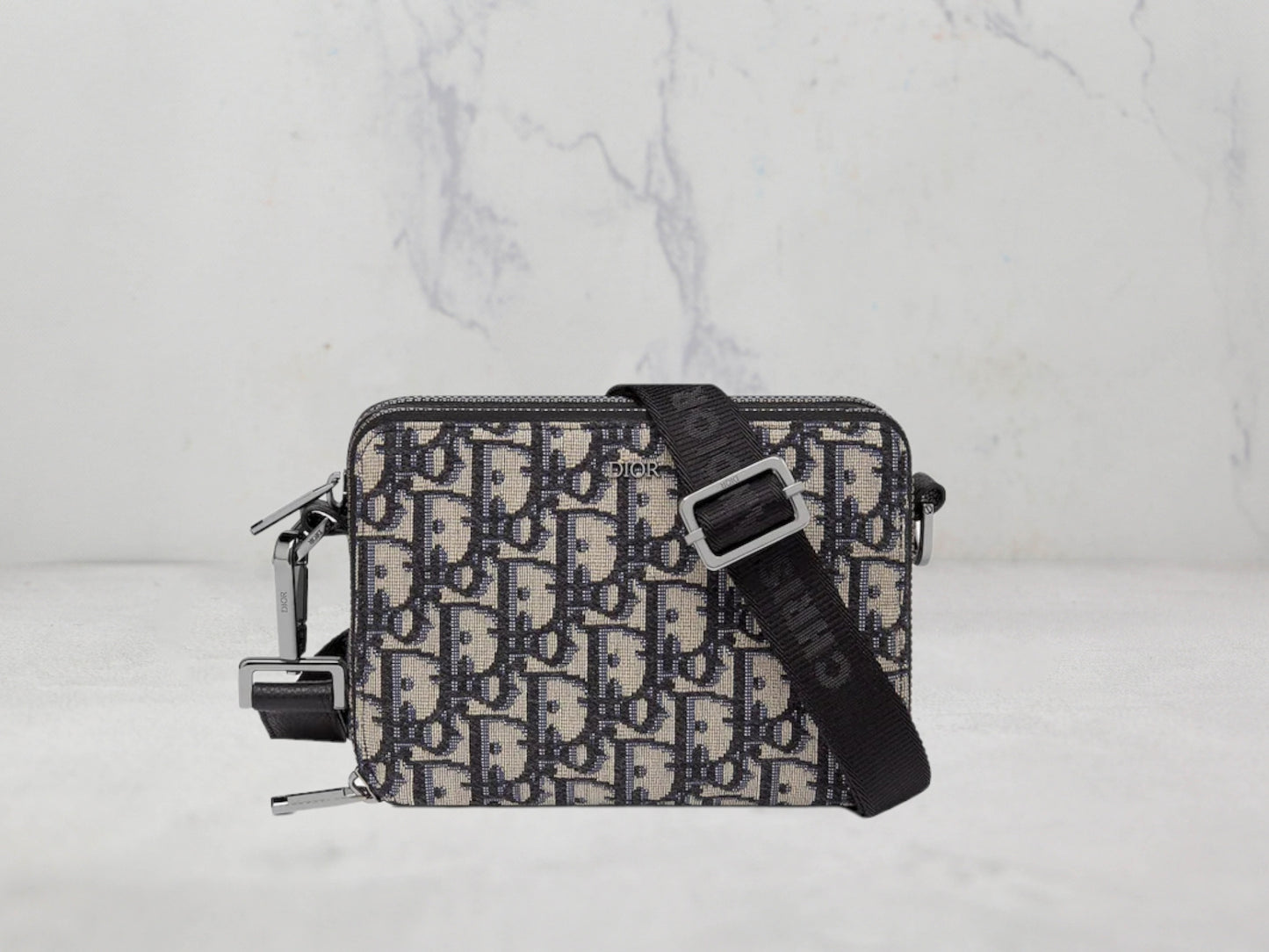 POCHETTE BANDOULIÈRE Dior Oblique - Noir