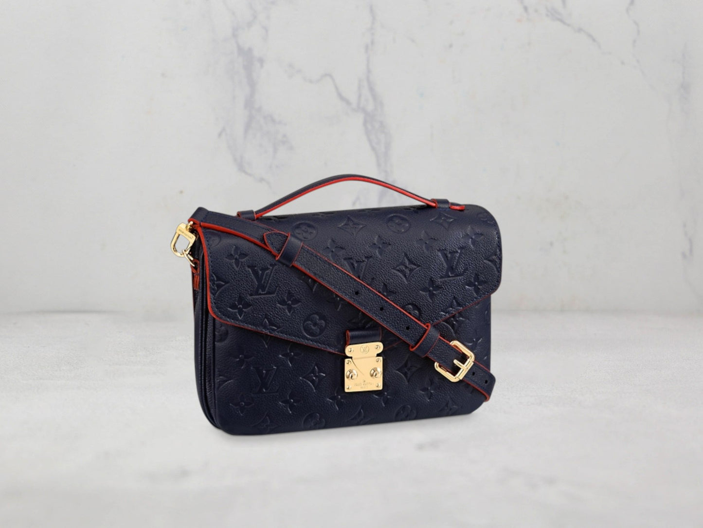 Louis Vuitton – Pochette Metis Cuir Monogram Empreinte - Noir