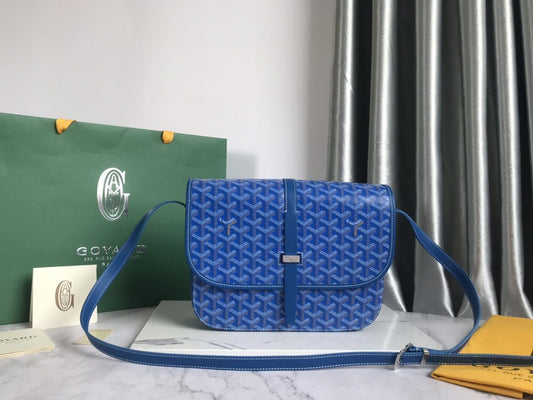 Goyard &#8211; Sac Belvédère MM - Bleu