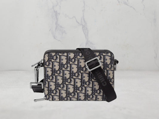 POCHETTE BANDOULIÈRE Dior Oblique - Noir