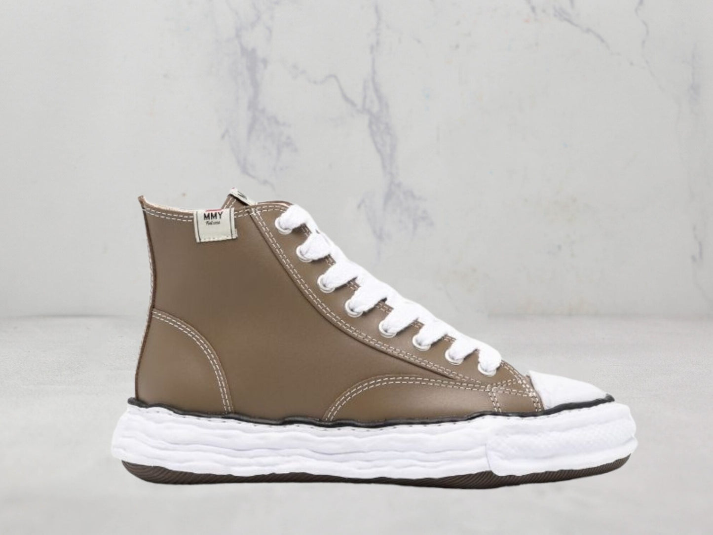 Mihara Yasuhiro Montantes Peterson23 Cuir - Marron