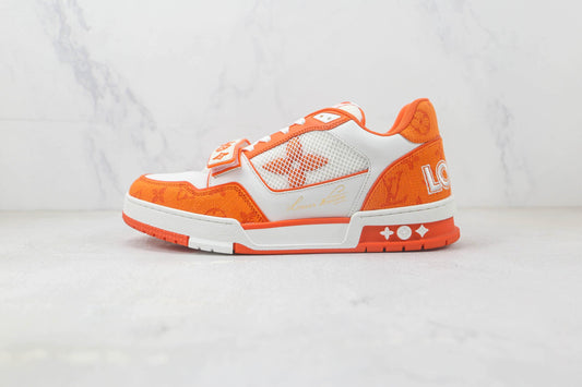 Louis Vuitton Trainer Monogram Denim - Orange