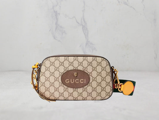 Sac Gucci à bandoulière Neo Vintage en toile Suprême GG