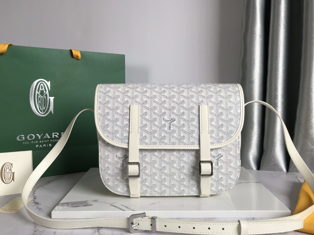 Goyard &#8211; Belvedere Messenger Goyardine MM - Vert