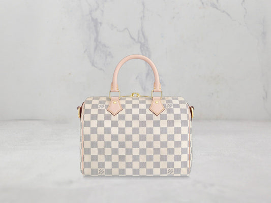 Louis Vuitton &#8211; SAC Speedy Bandouliere - Blanc - 25