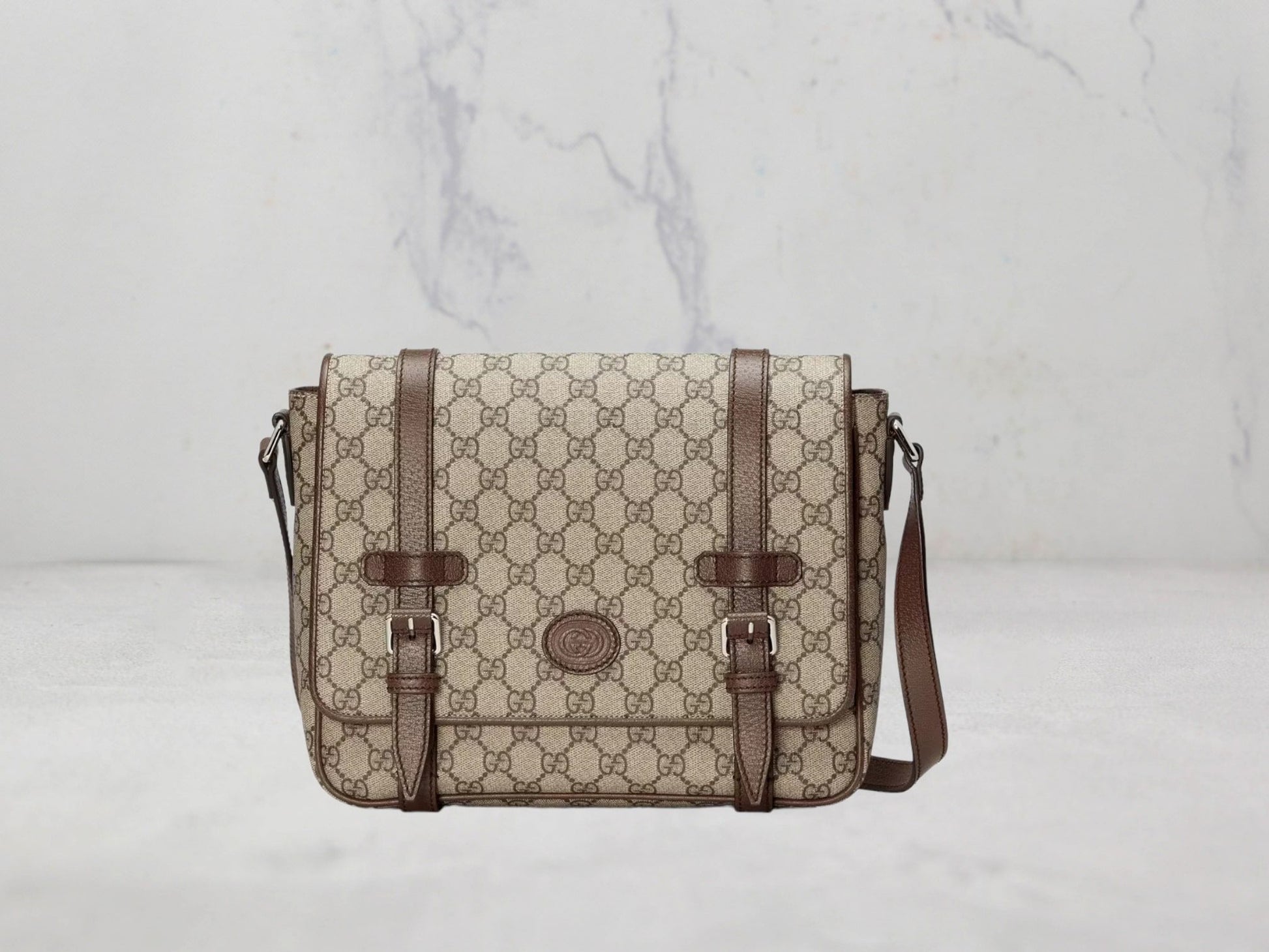 Sac Gucci à bandoulière GG - Beige