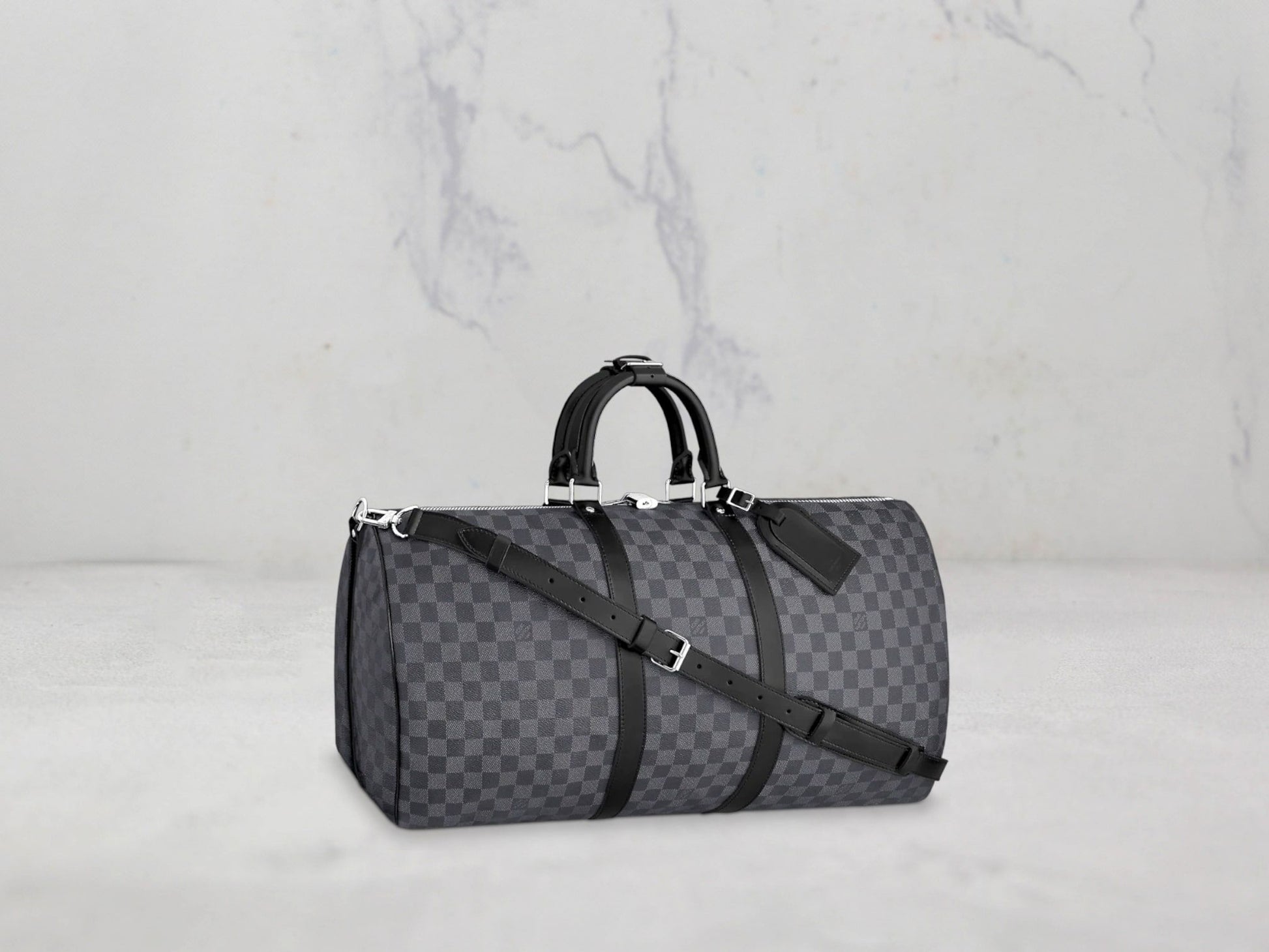 Louis Vuitton &#8211; SAC KEEPALL BANDOULIERE - Noir - 55