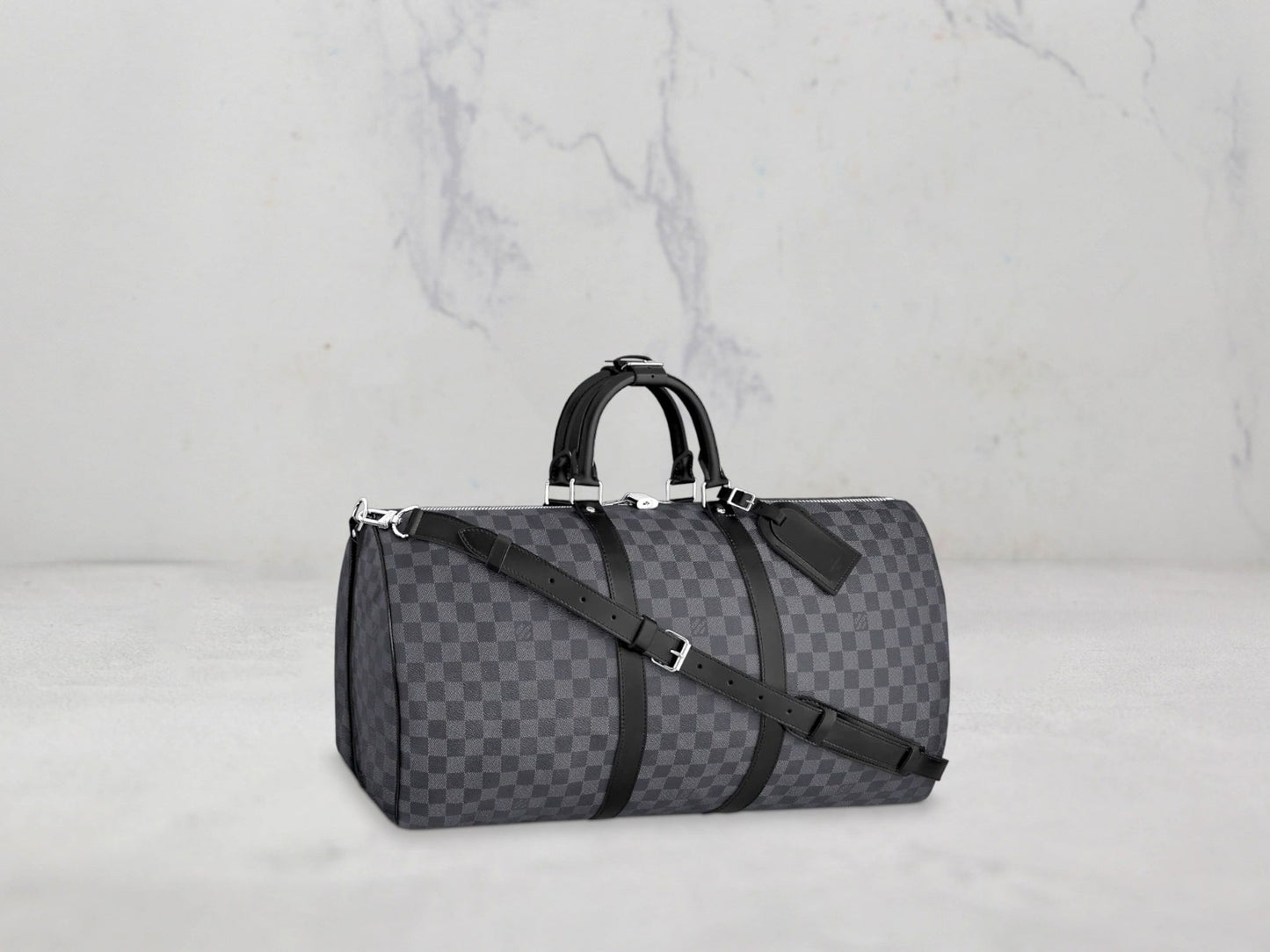 Louis Vuitton &#8211; SAC KEEPALL BANDOULIERE - Gris - 45