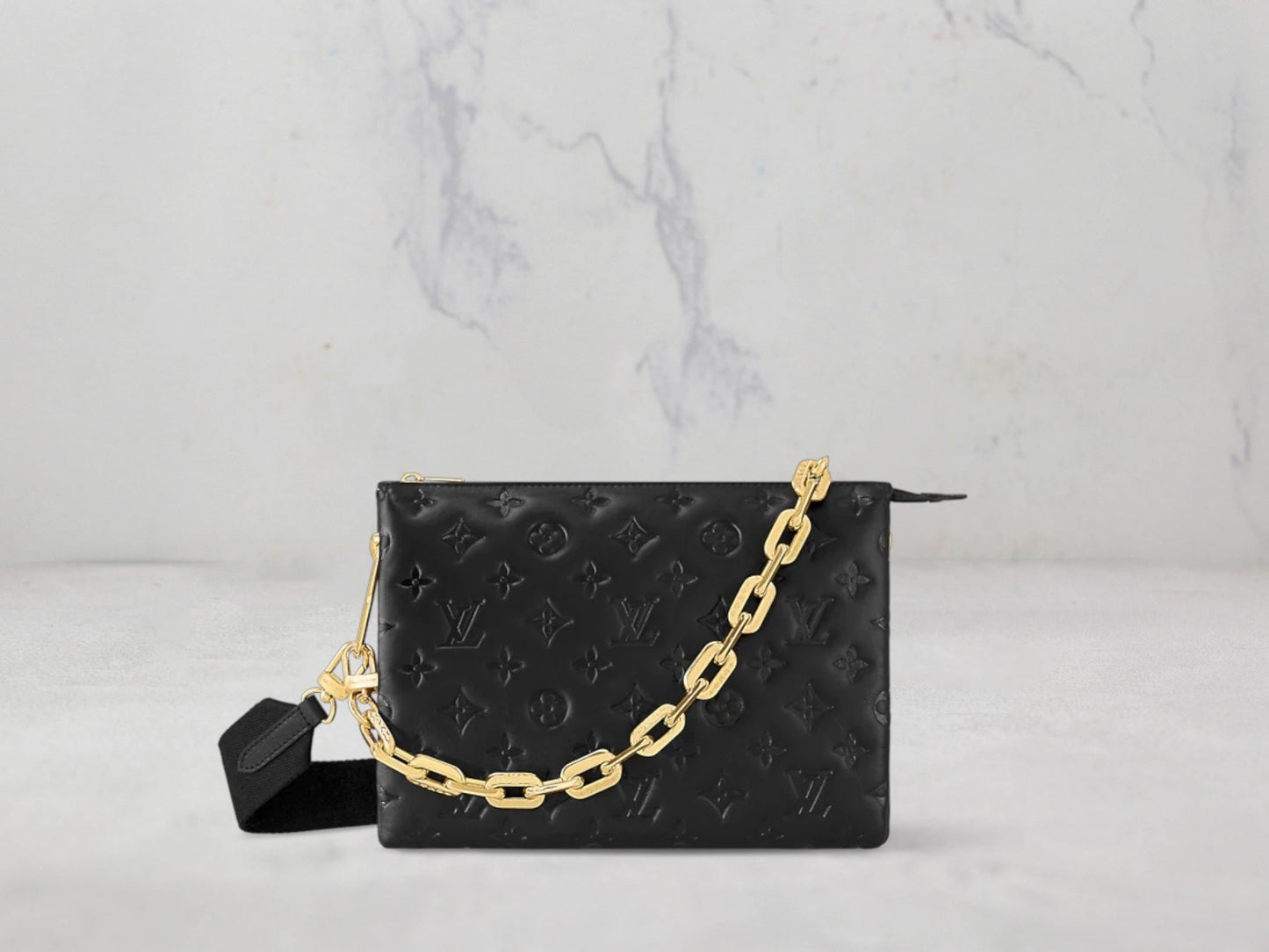 Louis Vuitton &#8211; SAC Coussin - Blanc/Noir - PM