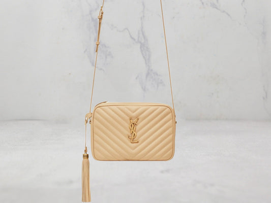 SAC Saint Laurent LOU CAMERA BAG MATELASSÉ - Blanc