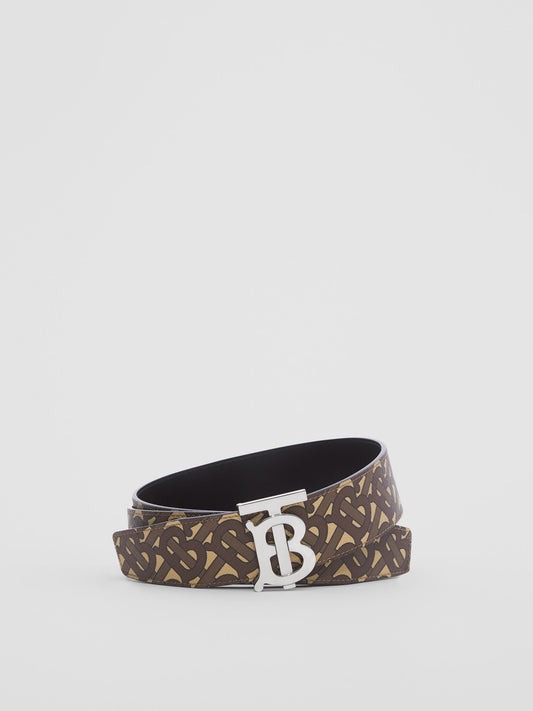 Ceinture Burberry Réversible - Marron
