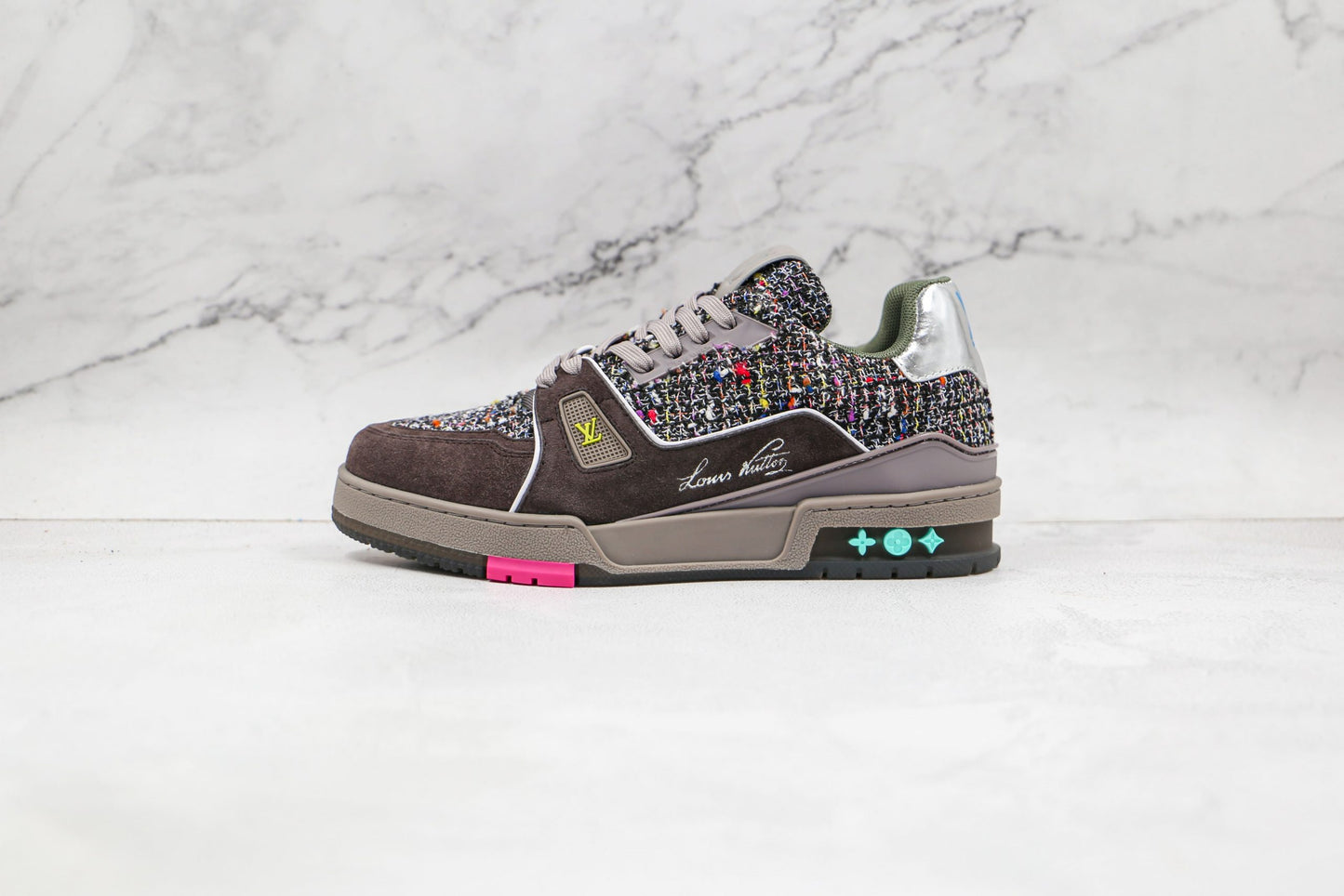 Louis Vuitton LV Trainer #54 Strass - Marron