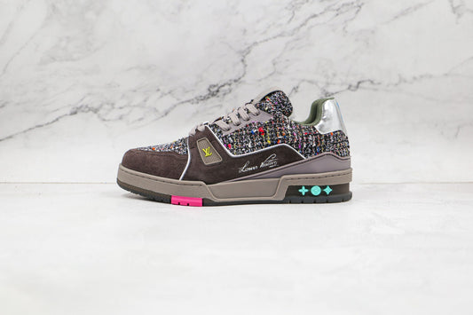 Louis Vuitton LV Trainer #54 Strass - Marron