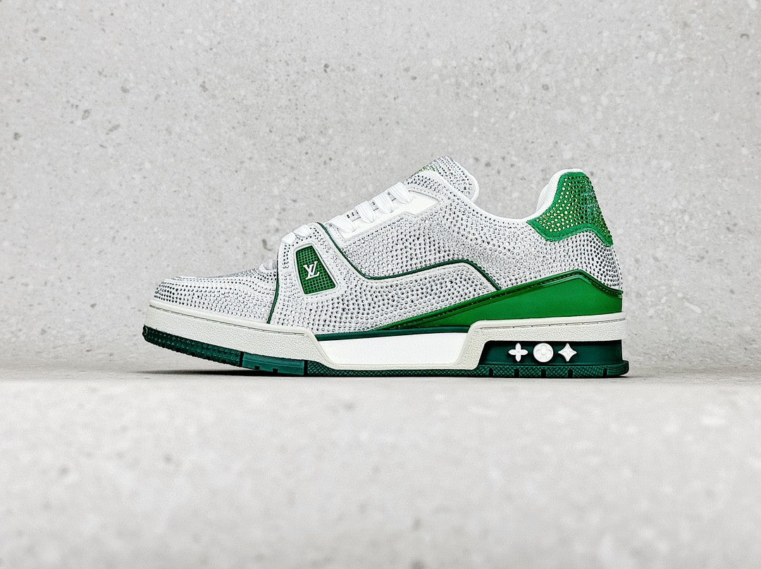 Louis Vuitton LV Trainer #54 Strass - Vert
