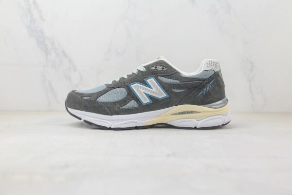 New Balance 990v3 - Blanc / Gris / Bleu