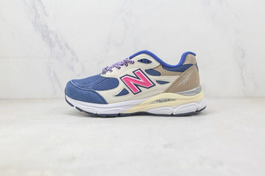 New Balance 990v3 - Bleu / Rose