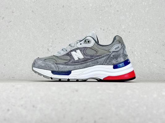 New Balance 992 - Blanc / Gris / Bleu