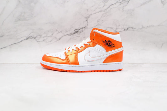 Jordan 1 Mid Metallic Orange - 