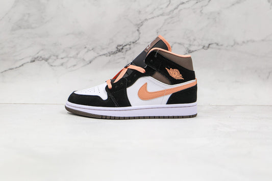 Jordan 1 Mid Peach Mocha - 