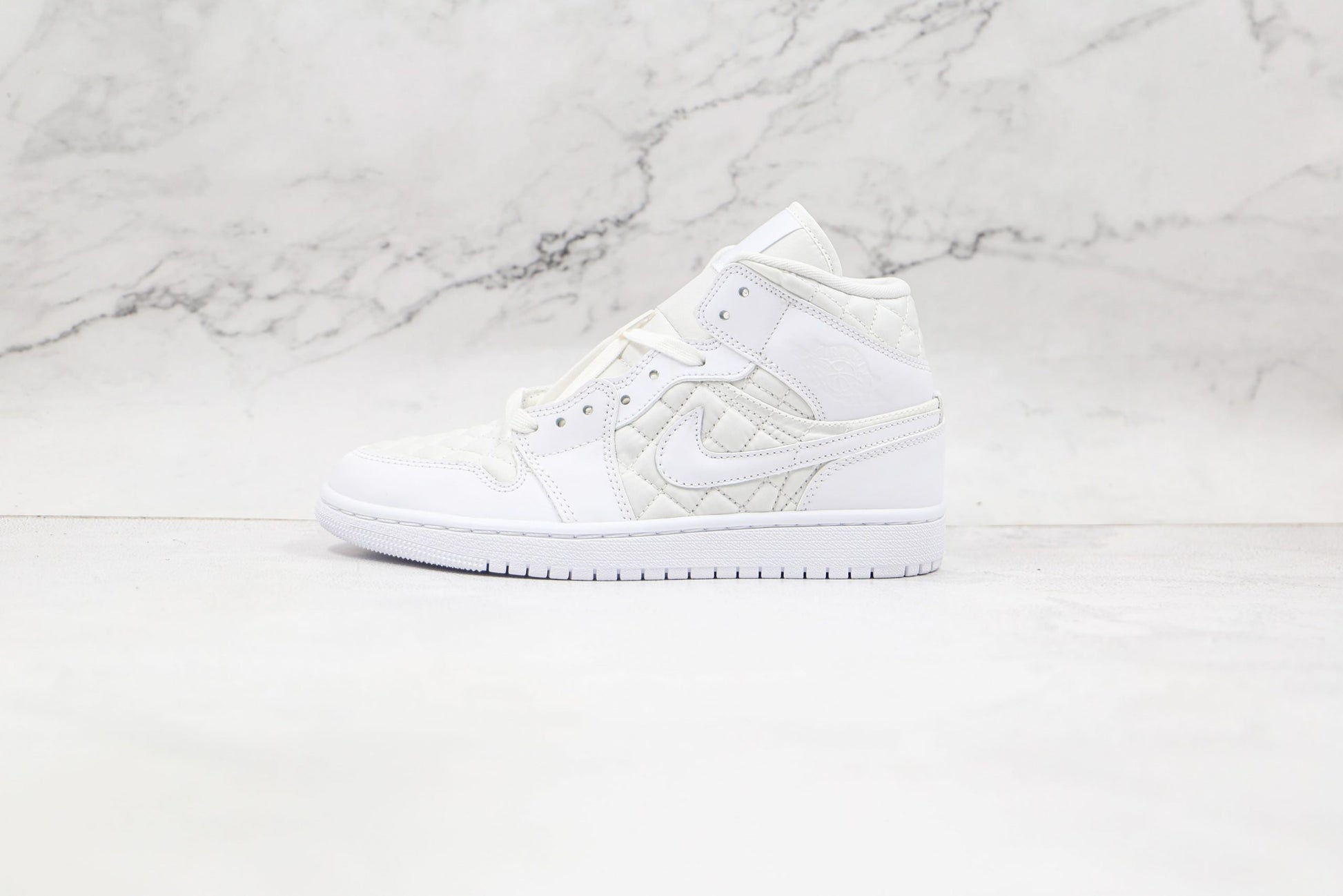 Jordan 1 Mid Quilted White - 