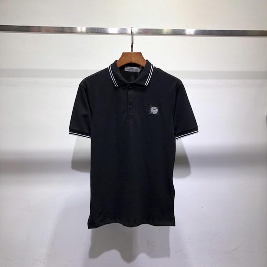 Polo Stone Island - Noir